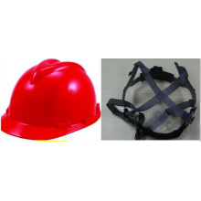 Casco de trabajo rojo para cosas de construcción